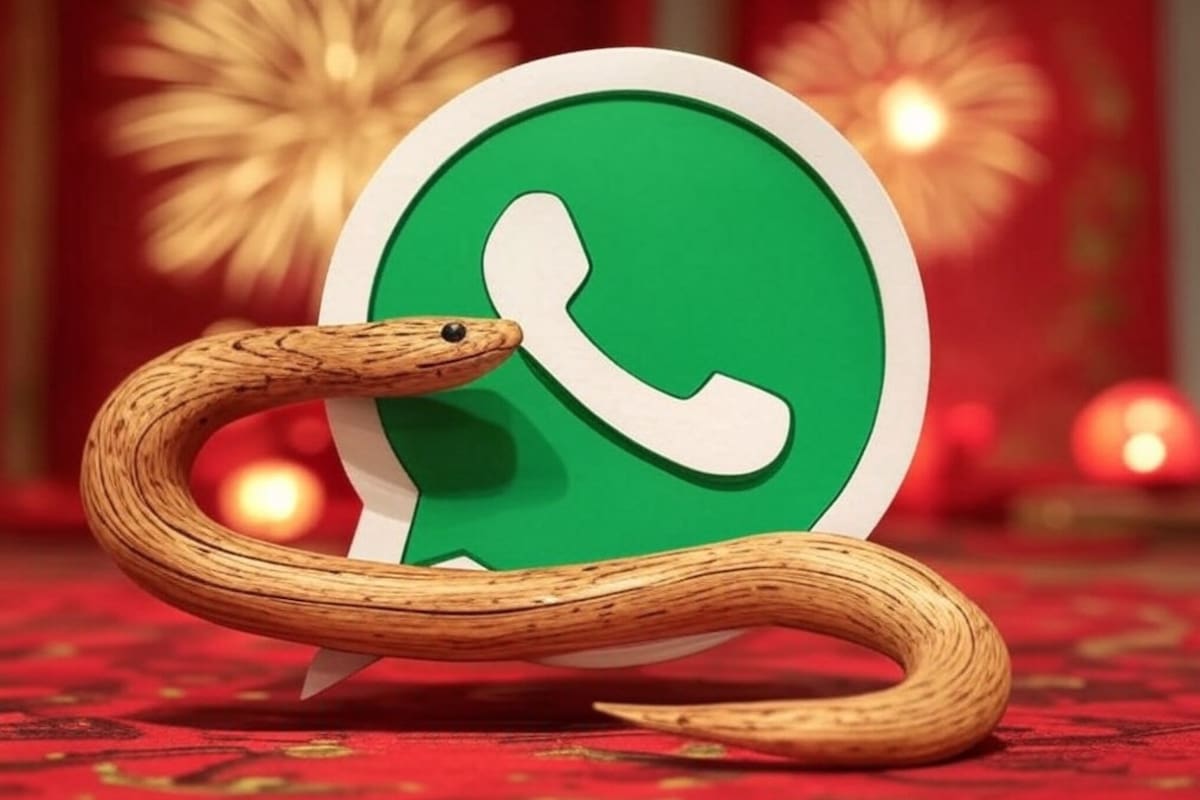 Así se activa el "modo de la Serpiente de Madera" en WhatsApp