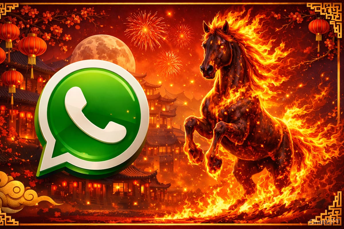 Así se configura el "modo Caballo de Fuego" de WhatsApp en el Año Nuevo Chino