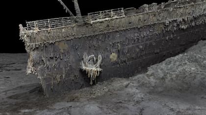 Así se encuentra el barco según la reconstrucción en 3D