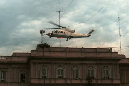 Así se fue De La Rúa de la Casa Rosada