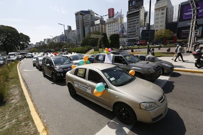 Así se manifiestan los jardines maternales en reclamo de ayuda económica