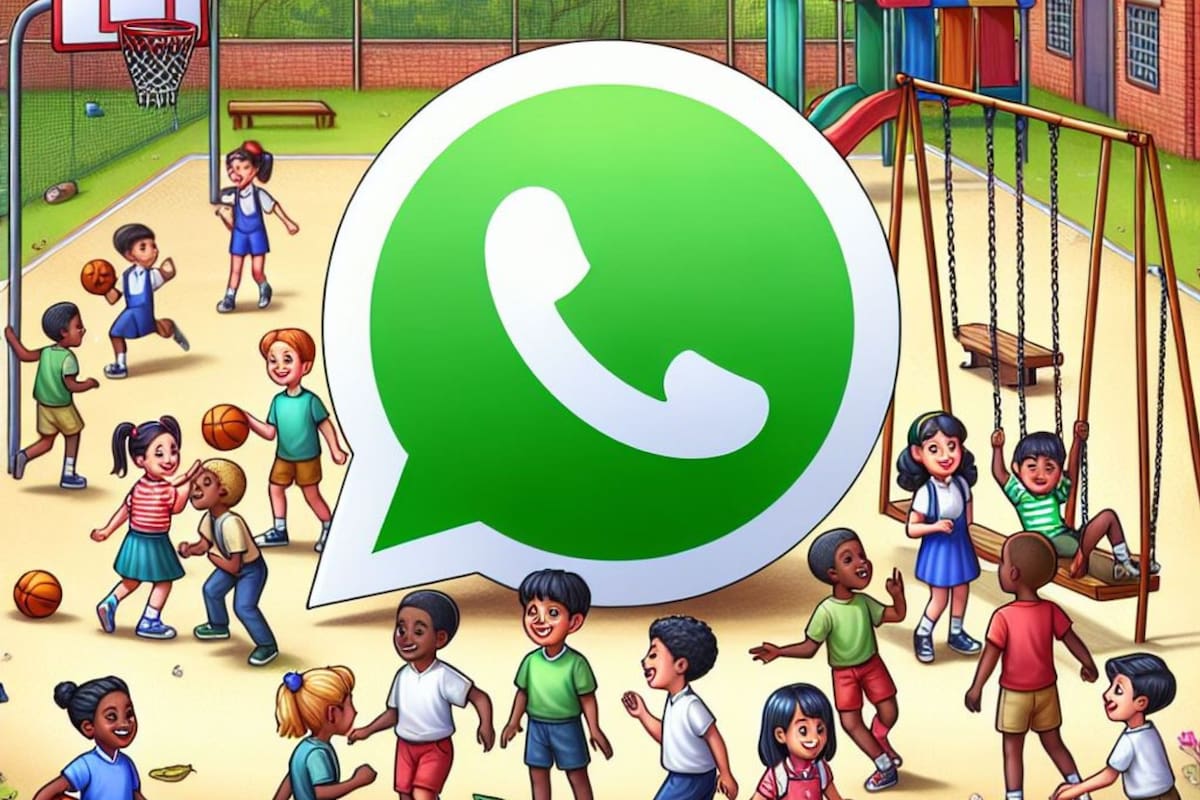 Así se podría ver el "modo recreo" de WhatsApp