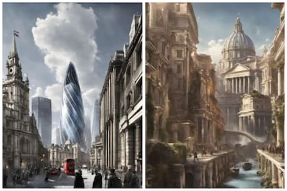 Así se podrían ver Londres y Roma en un futuro. Creditos: as.com