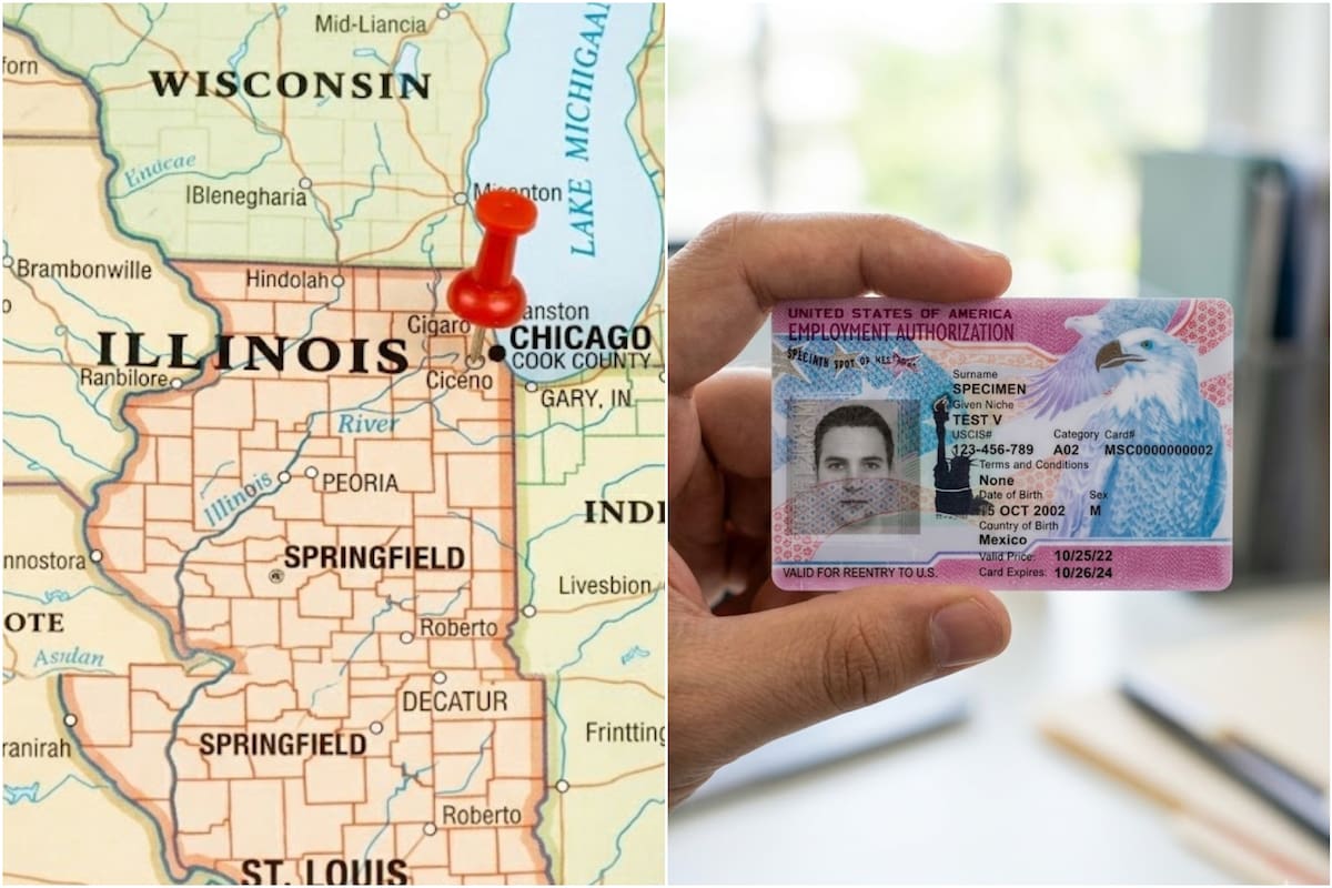Así se puede solicitar un permiso de trabajo mientras la solicitud de green card está en trámite en Illinois