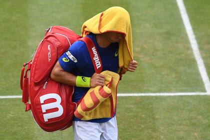 Así se retiraba Kohlschreiber del court en Stuttgart