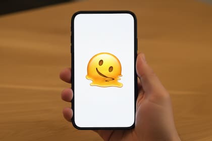 Así se usa con ironía el emoji de la cara derretida en WhatsApp