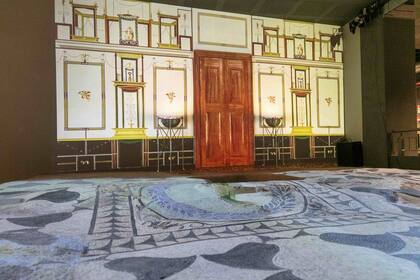 Así se ve ahora el sótano, rebautizado "Domus Aventino", con los mosaicos y otros detalles puestos a punto (Soprintendenza Speciale di Roma)
