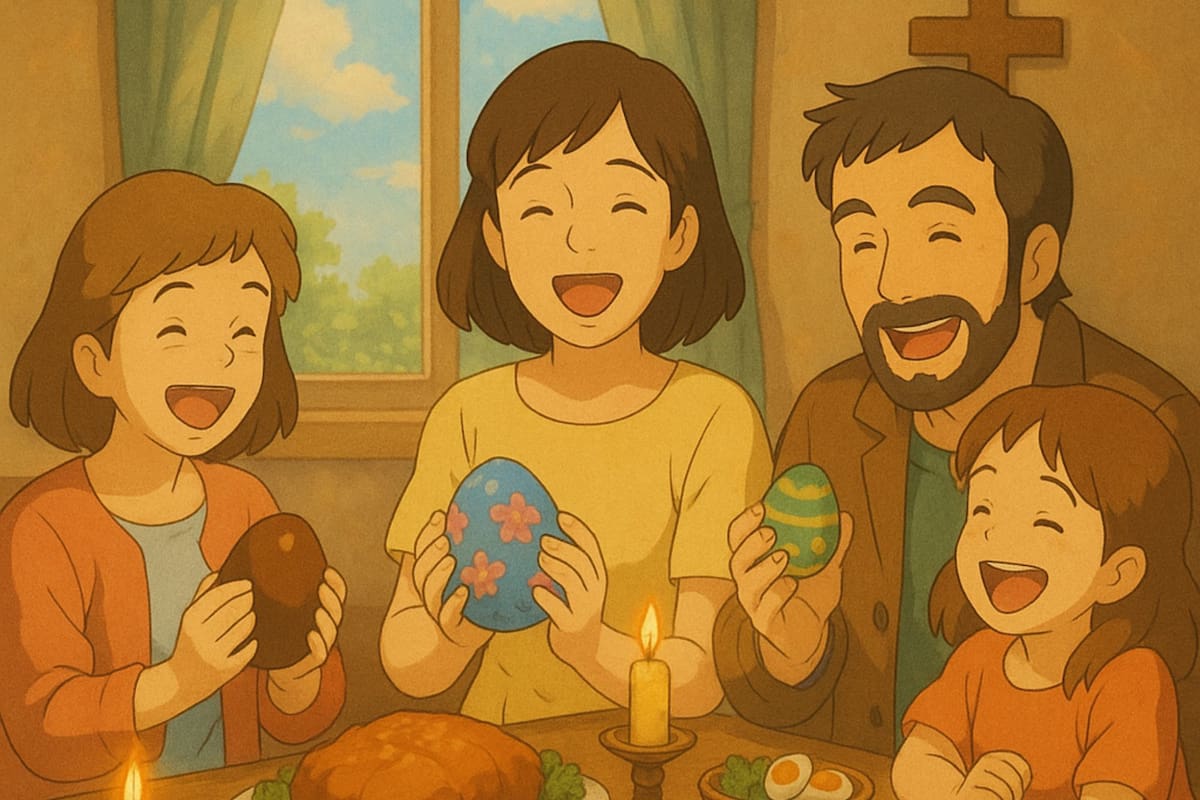 Así se ve el Domingo de Resurrección para la IA, en "Estilo Ghibli"