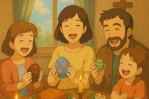 Así se ve el Domingo de Resurrección para la IA, en "Estilo Ghibli"
