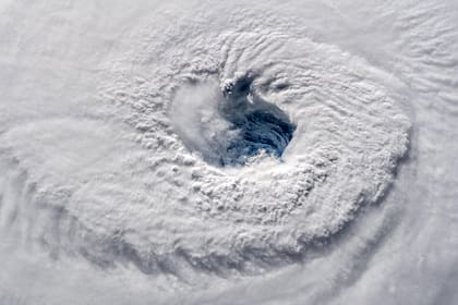 Así se ve el huracán Florence desde la Estación Espacial Internacional