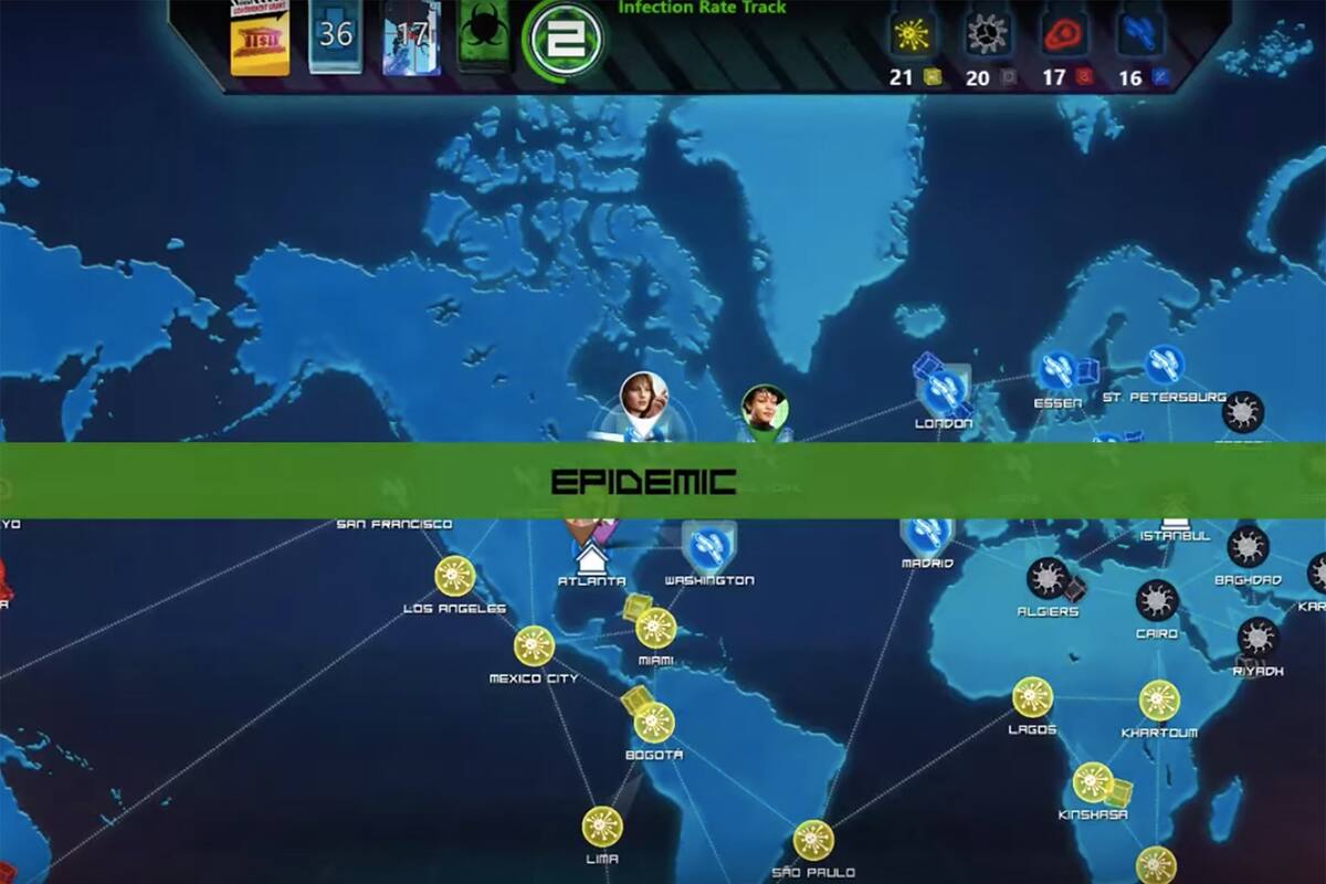 Así se ve el juego Pandemic, uno de los más descargados a nivel global en tiempos de cuarentena