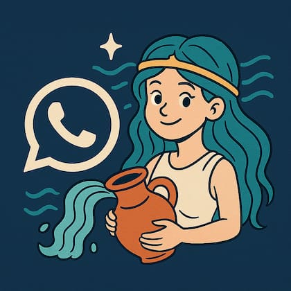 Así se ve el "modo Acuario" de WhatsApp