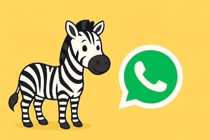 Así se ve el "modo cebra" en WhatsApp
