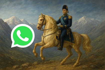 Así se ve el "modo Libertador" de WhatsApp
