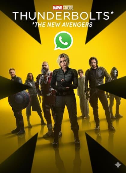 Así se ve el "modo Thunderbolts" de WhatsApp