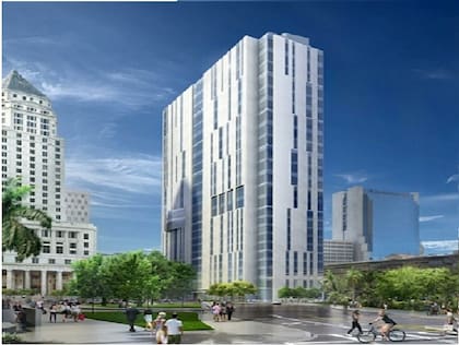 Así se ve el nuevo Centro de Justicia de Miami-Dade