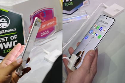 Así se ve el Tecno Spark Slim, con un grosor de 5,75 mm