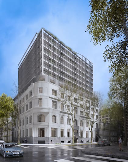 Así se ve Grand Atlántida, uno de sus emprendimientos ubicado en Puerto Madero, con un valor del metro cuadrado de con un valor de US$4500