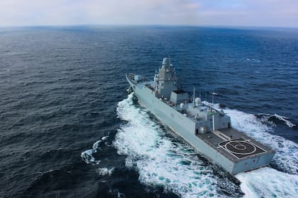 Así se ve la fragata rusa Almirante Gorshkov
