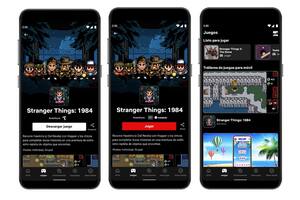 Así se ve la interfaz de la descarga de juegos dentro de la aplicación de Netflix para smartphones