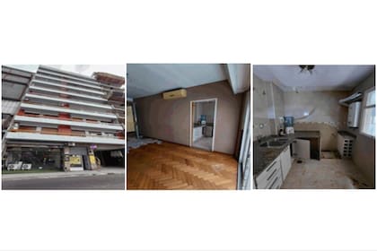 Así se ve la una unidad funcional de dos ambientes, ubicada en San Nicolás que se subastará en junio