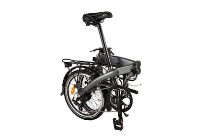 Así se ve plegada la bicicleta eléctrica e-Yoga de Philco