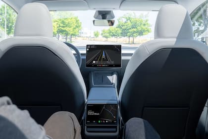 Así se ve por dentro un robotaxi de Tesla