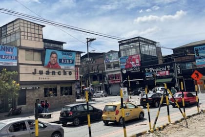 Así se ve Soacha por estos días. Llena de pendones, la mayoría de ellos del candidato del actual alcalde