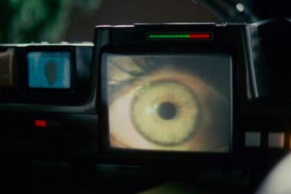 Así se veía el dectector de mentiras Voight-Kampff en Blade Runner