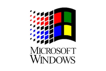 Así se veia el logo de los primeros Windows