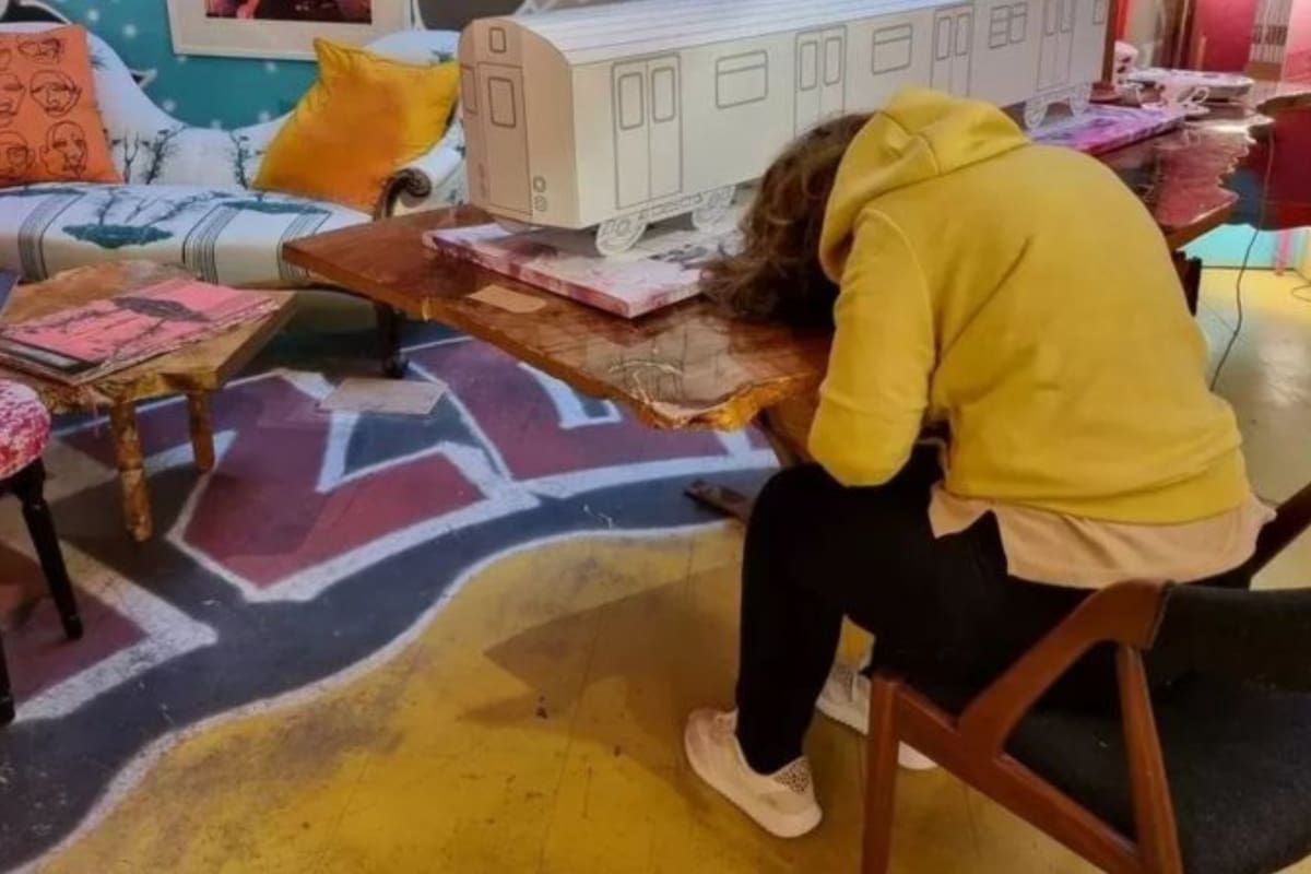 Así se veía "Kristina" desde la calle