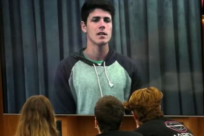 Así se veía Marcos en su casting para ingresar a Gran Hermano (Foto: Captura de video)