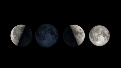 Así se ven cada una de las fases de la Luna para el mes de junio
