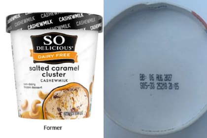 Así se ven los postres helados retirados del mercado en Estados Unidos