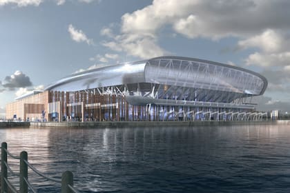 Así se verá el nuevo estadio de Everton en el muelle de Liverpool