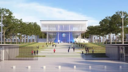 Así se verá en un futuro relativamente cercano el acceso al predio de entrenamiento de Paris Saint-Germain.