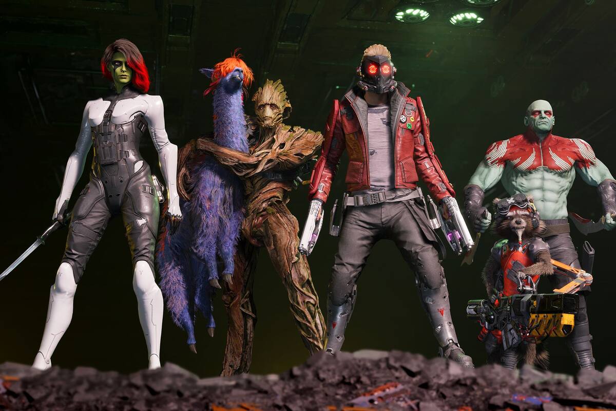 Así se verá la edición para un solo jugador del juego de Guardianes de la Galaxia