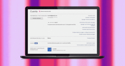 Así se verá la interfaz de gestión de usuarios en Netflix
