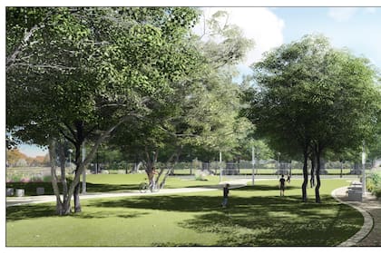 Así se verá la la plaza que se hará en la esquina de las avenidas Fleming y de la Unidad Nacional