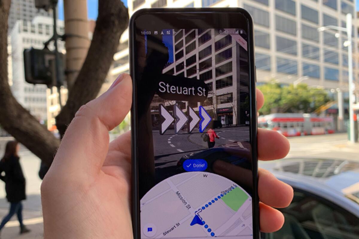 Así se verá la nueva navegación guiada con realidad aumentada de Google Maps