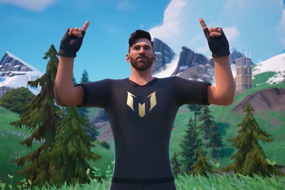 Así se verá Leo Messi en Fortnite
