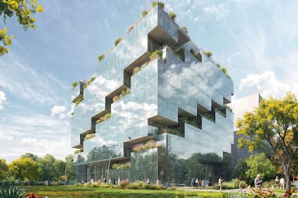Así se verá PI Buenos Aires, un edificio de 22.000 m2, que tendrá 17 oficinas