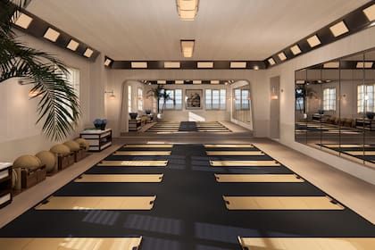 Así se verá uno de los estudios de yoga y pilates
