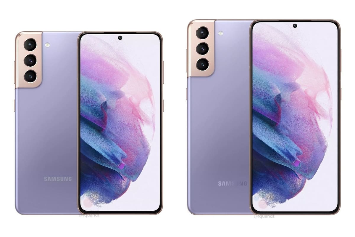 Así se verán el Samsung Galaxy S20 y S21+, según las últimas filtraciones
