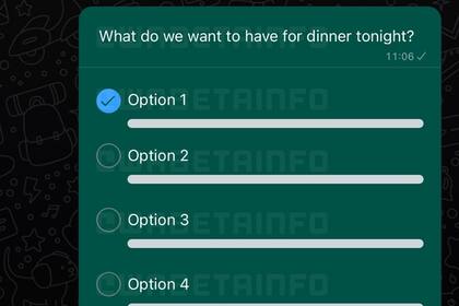 Así se verán las encuestas en los chats grupales de WhatsApp