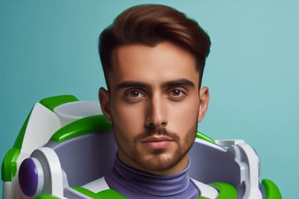 Así se vería Buzz Lightyear de Toy Story en la vida real, según la inteligencia artificial