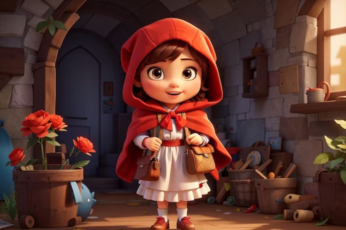 Así se vería Caperucita Roja, según la IA