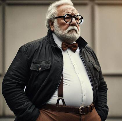 Así se vería Carl Fredricksen de Up! en la vida real, según la inteligencia artificial