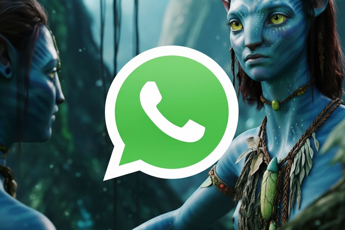 Así se vería el modo de WhatsApp de la película de Avatar