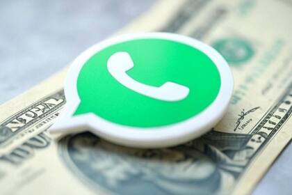 Así se vería el "modo dólar" para WhatsApp